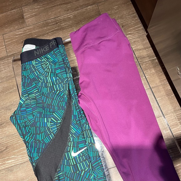 Nike Pro Women's Printed Training Tights set of 2 - size S - Picture 2 of 3